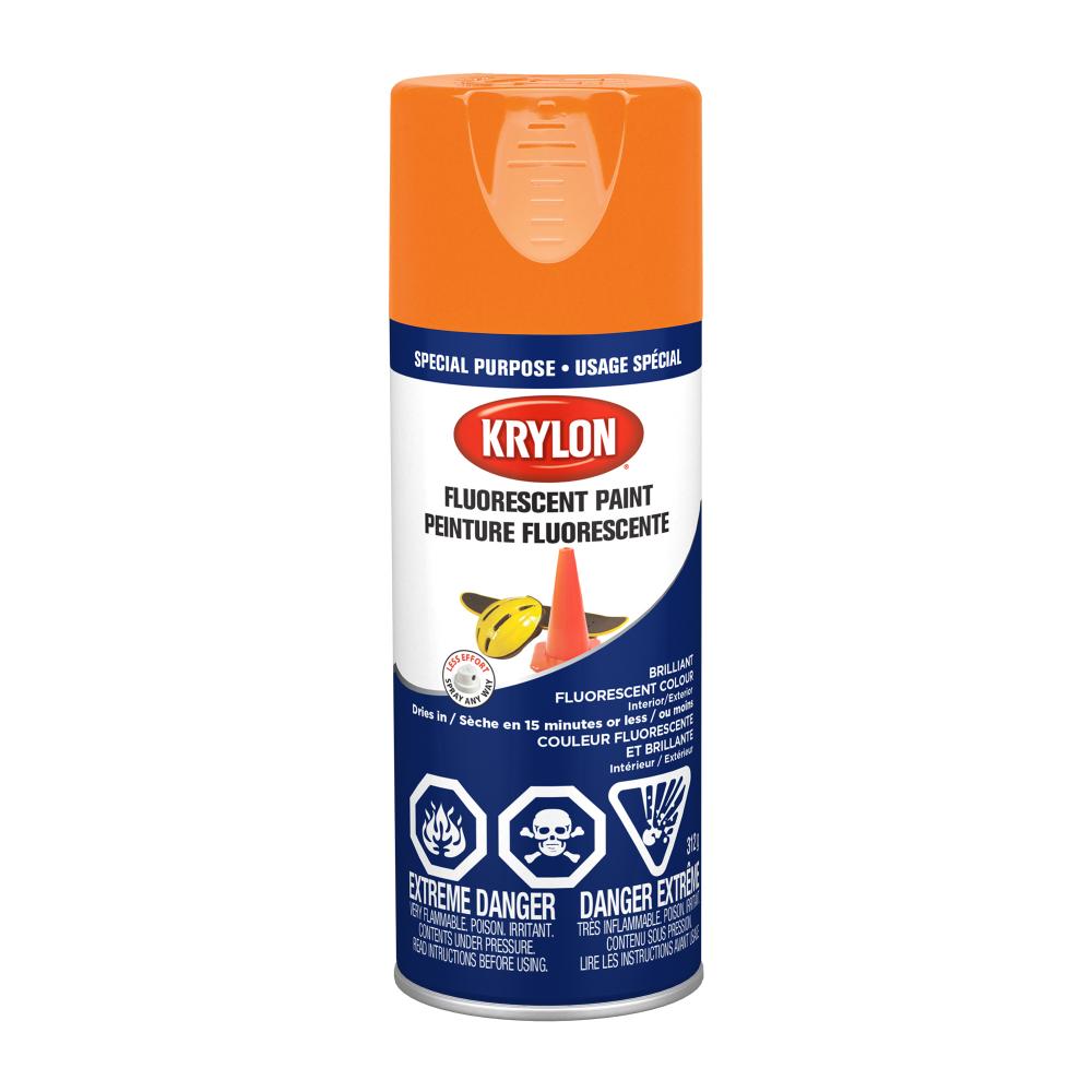 Krylon® Fluorescent Paint, Yellow Orange, 312 g