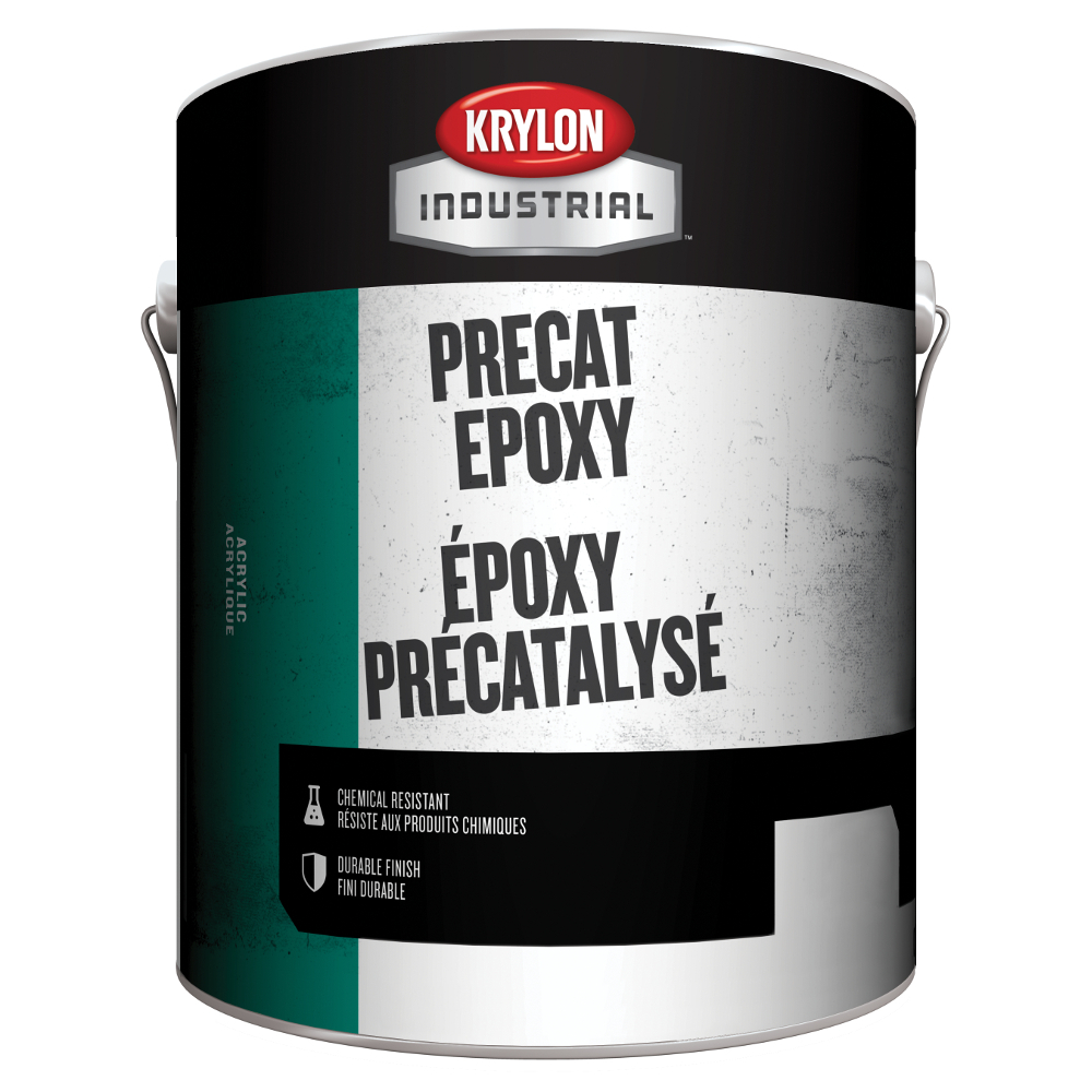 Krylon Industrial PreCat Epoxy, Eggshell, Base 2, 1 Gallon