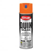 Krylon A03731007 - Krylon Industrial Quik-Mark Solvent-Based Inverted Marking Paint, Bright Orange, 17 oz.