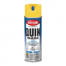 Krylon A03801004 - Krylon Industrial Quik-Mark Water-Based Inverted Marking Paint, Utility Yellow, 17 oz.