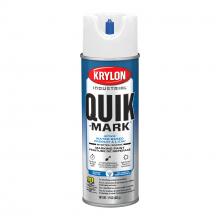 Krylon A03901004 - Krylon Industrial Quik-Mark Water-Based Marking Paint, Brilliant White, 17 oz.