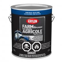 Krylon 419670008 - Krylon® Farm & Implement Paint Brush On, High Gloss, Ford Blue, 3.78 L