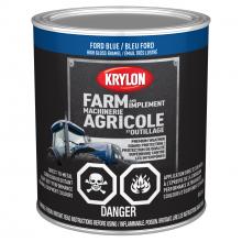 Krylon 420270008 - Krylon® Farm & Implement Paint Brush On, High Gloss, Ford Blue, 946 mL