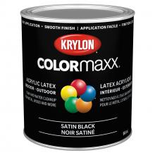 Krylon 456260007 - SATIN BLACK - QUART