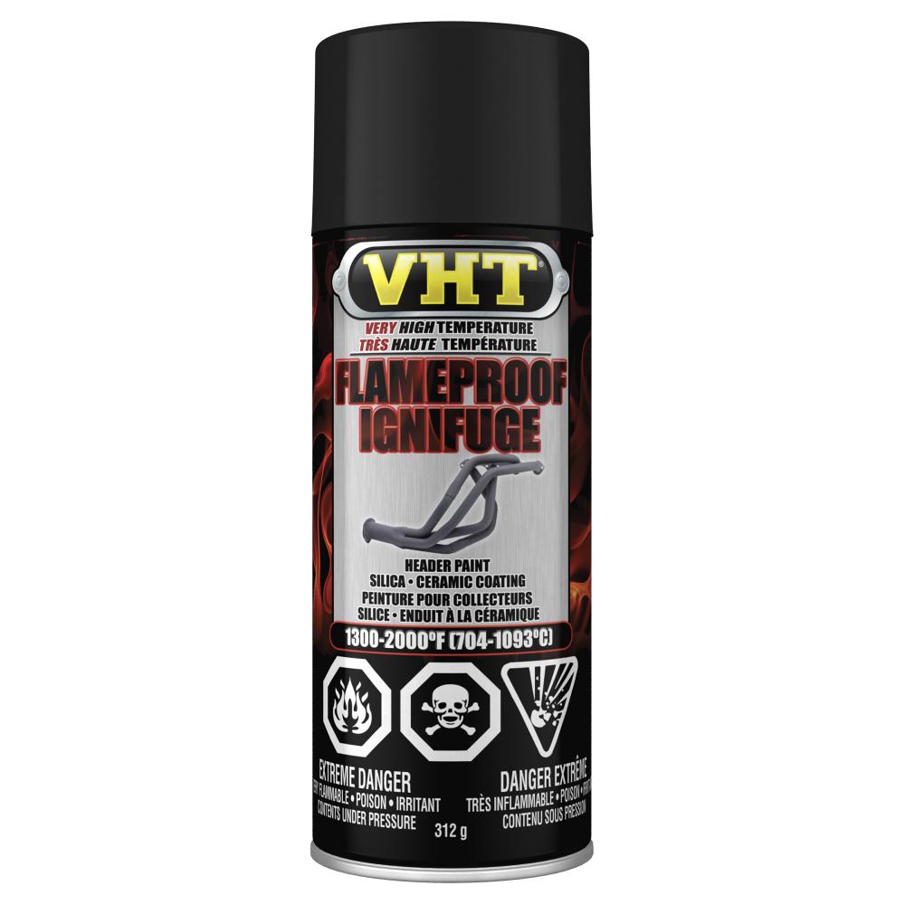 VHT Flameproof Coating, Flat, Black, 11 oz.