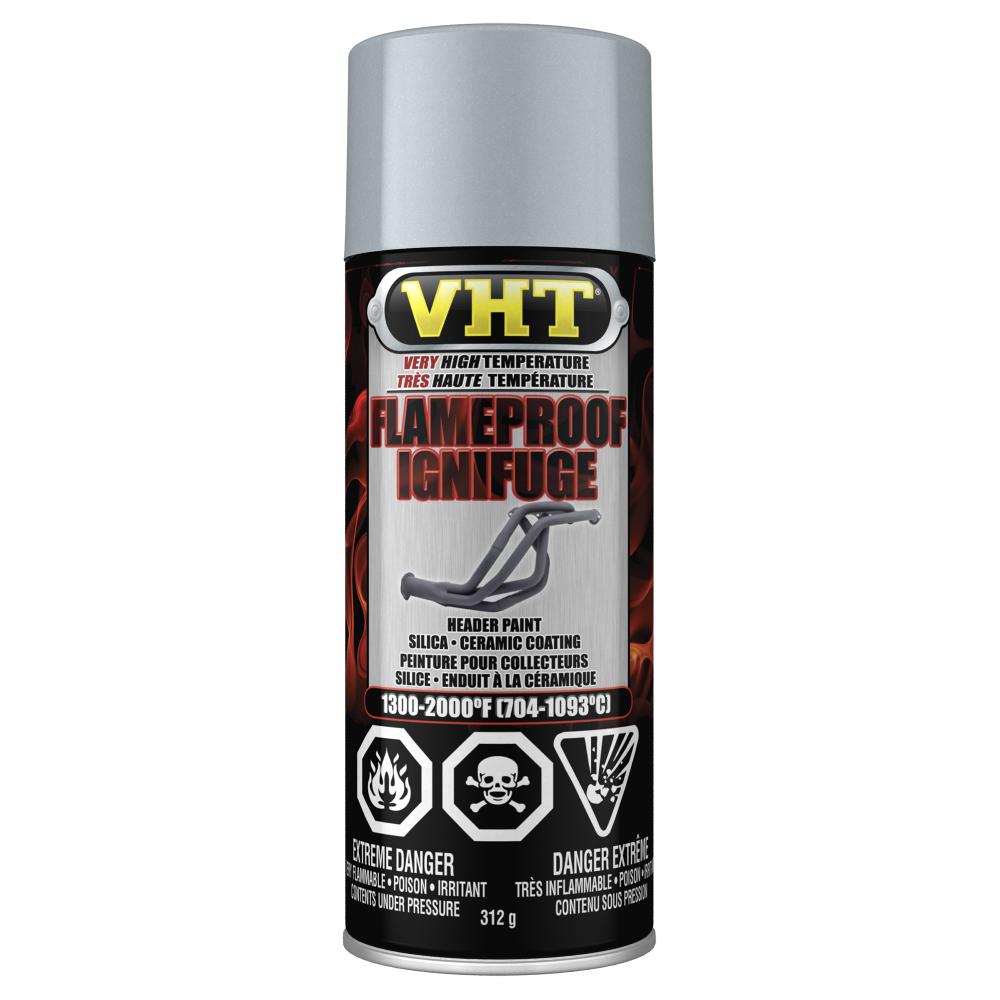 VHT Flameproof Coating, Flat, Silver, 11 oz.