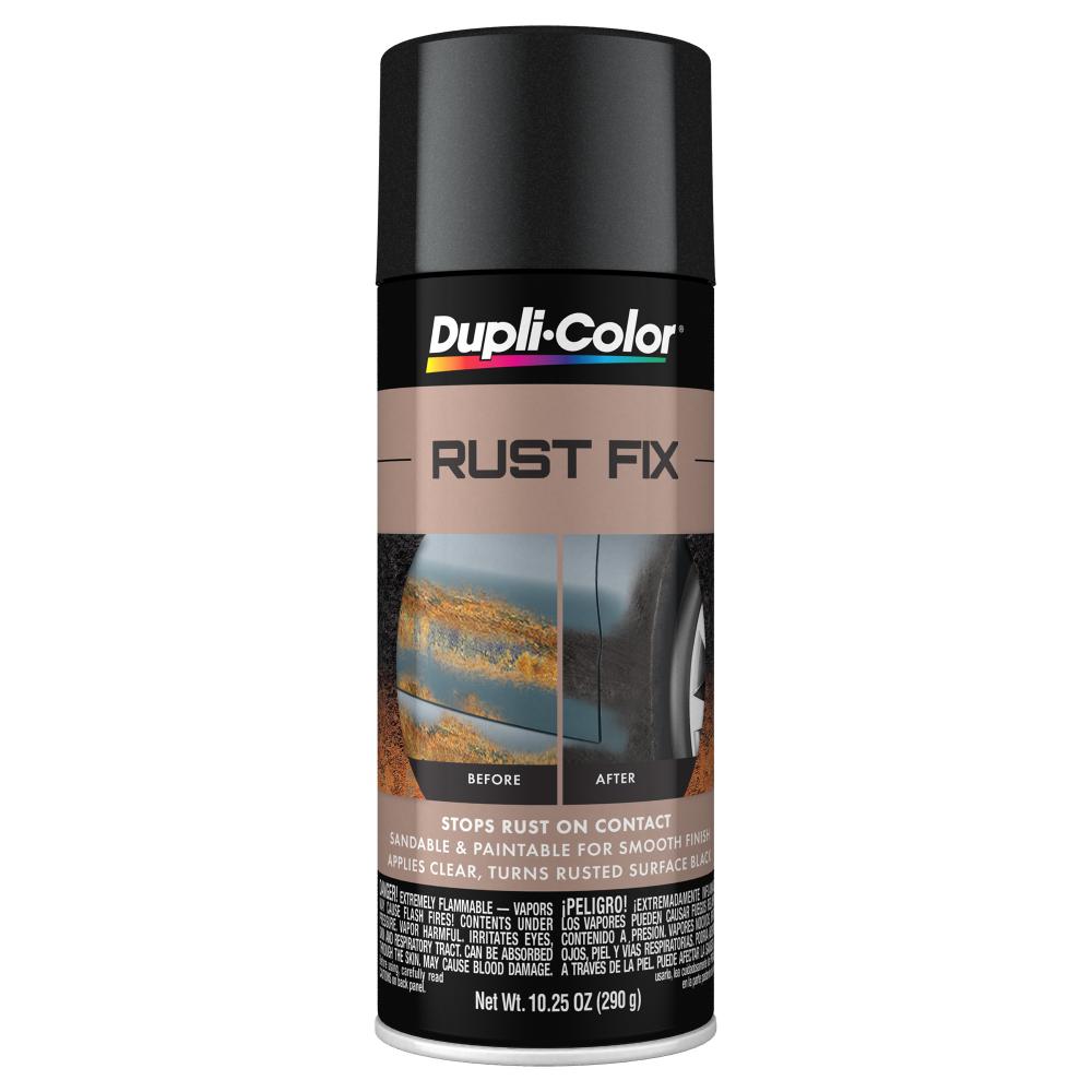 Dupli-Color Rust Fix Rust Destroying Coating, Black, 10.25 oz.