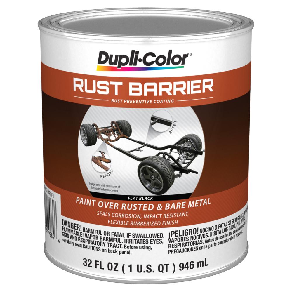 Dupli-Color® Rust Barrier, Flat, Black, 946 mL