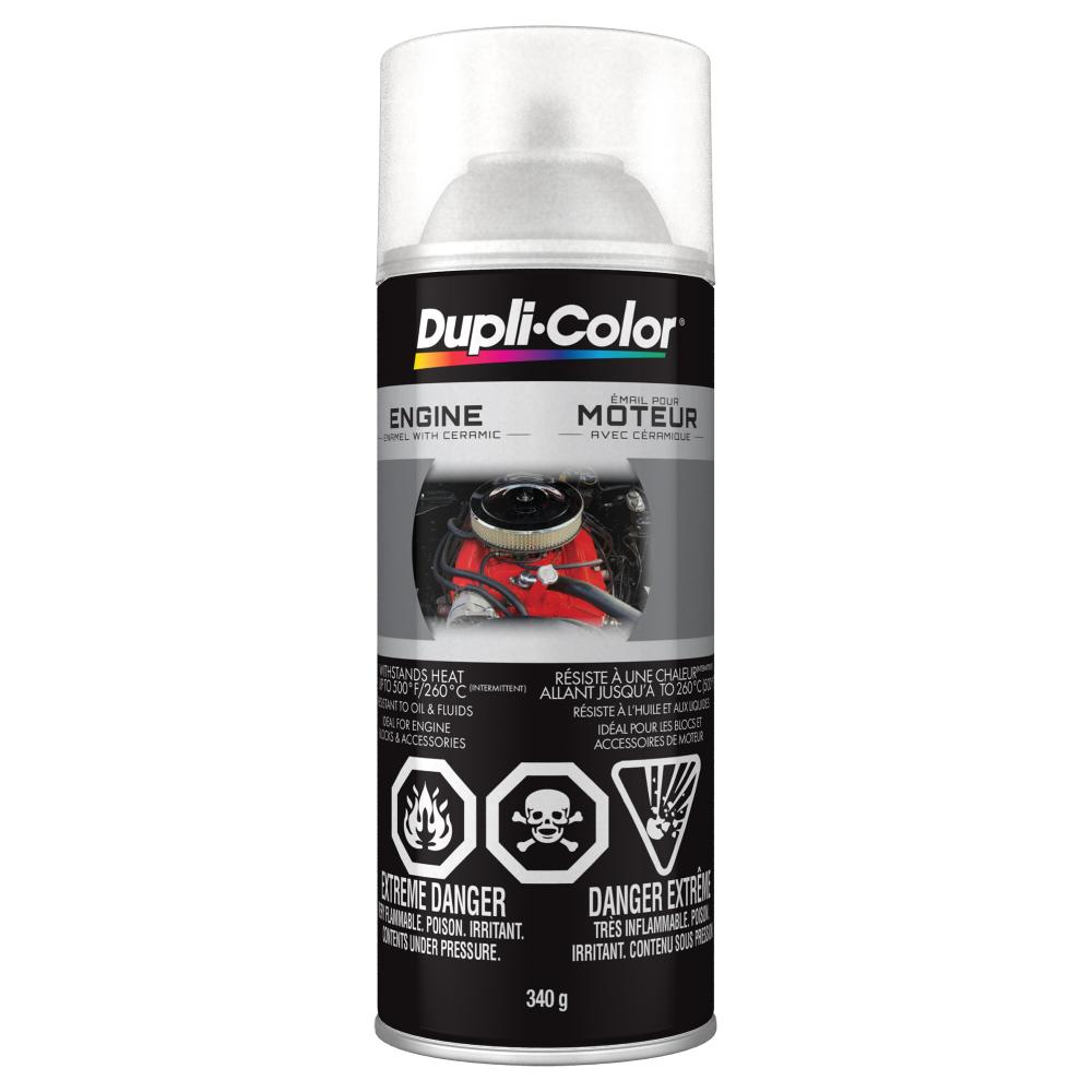 Dupli-Color Engine Enamel with Ceramic, Clear, 12 oz.