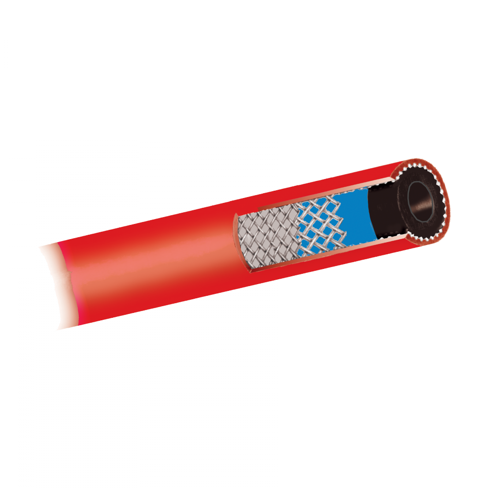 RED HEAVY DUTY THERMAL HEATER HOSE