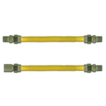 Fairview Ltd ACS-375FM-18 - 3/8 ID (1/2 OD) SS FOR STATIONARY APPLIANCES 1/2 PIPE