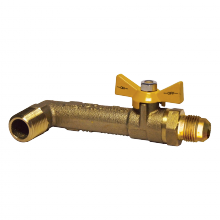 Fairview Ltd BV1049-8D - 90°FLARE TO PIPE BALL VALVES