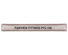 Fairview Ltd PVC-128-100 - CLEAR BRAIDED VINYL TUBE