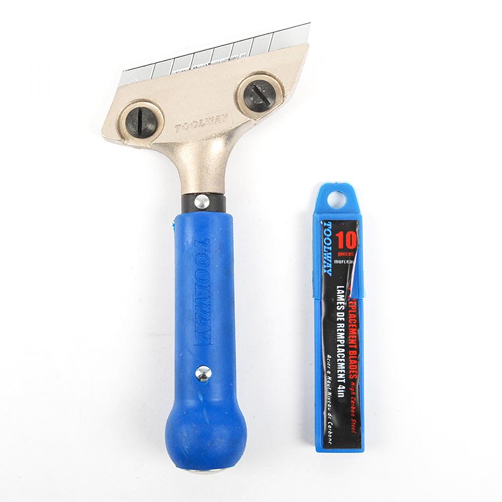 Scraper Hand Tool HD 8in Metal Handle & 4in Blades