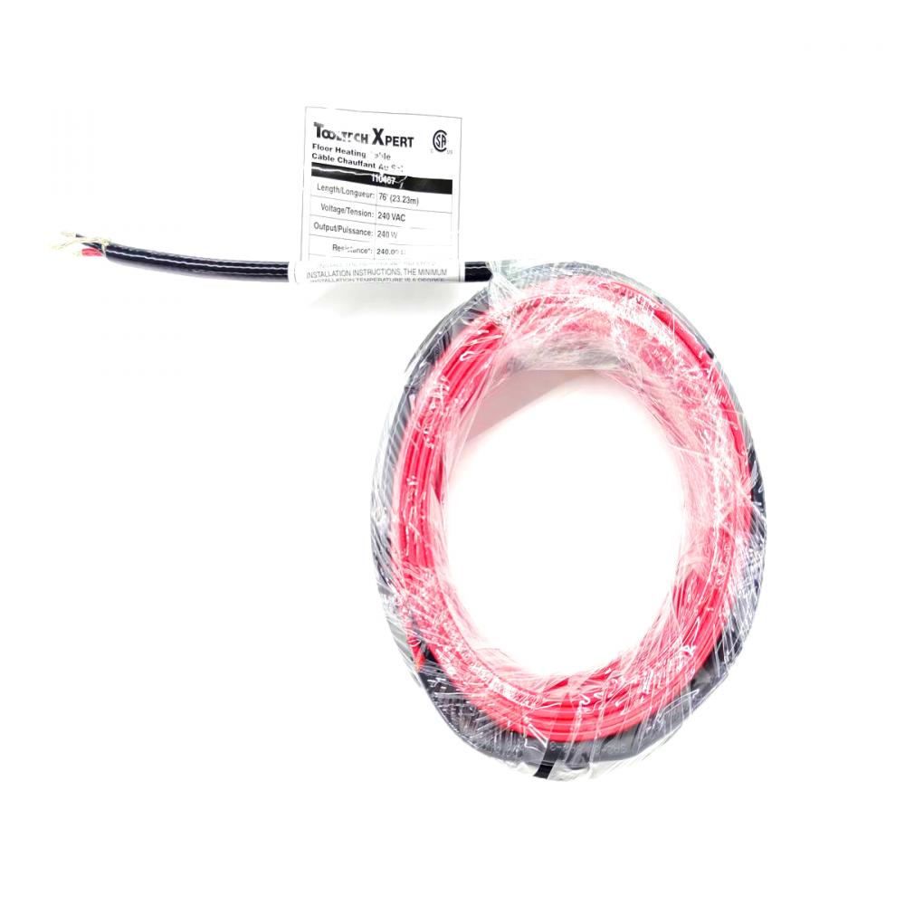 Floor Heating Cable 240V 57ft (17.42m) 180W