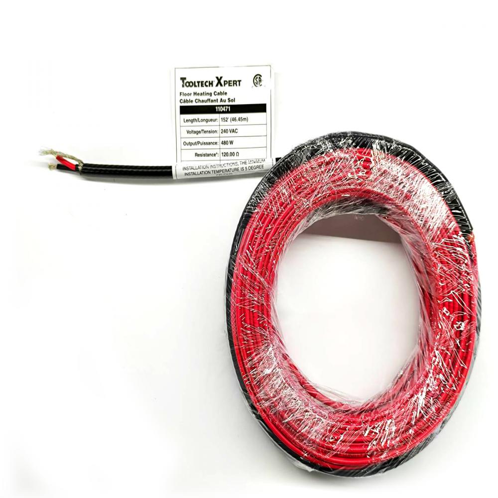 Floor Heating Cable 240V 133ft (40.64m) 420W