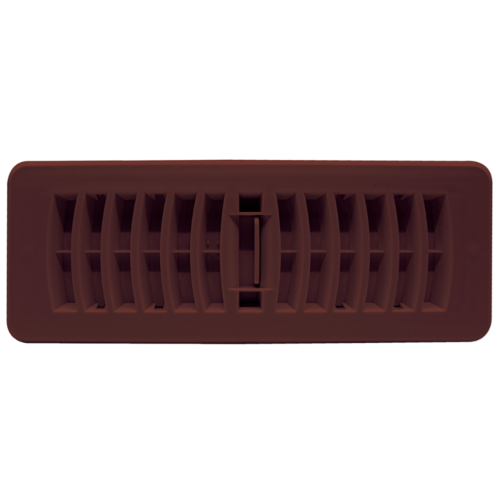 Floor Register Plastic 3 x 10in Brown