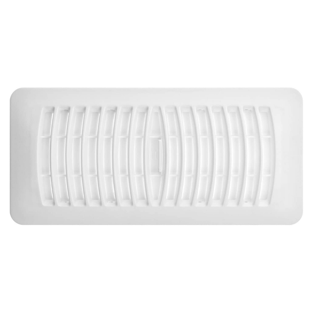 Floor Register Plastic 4 x 10in White