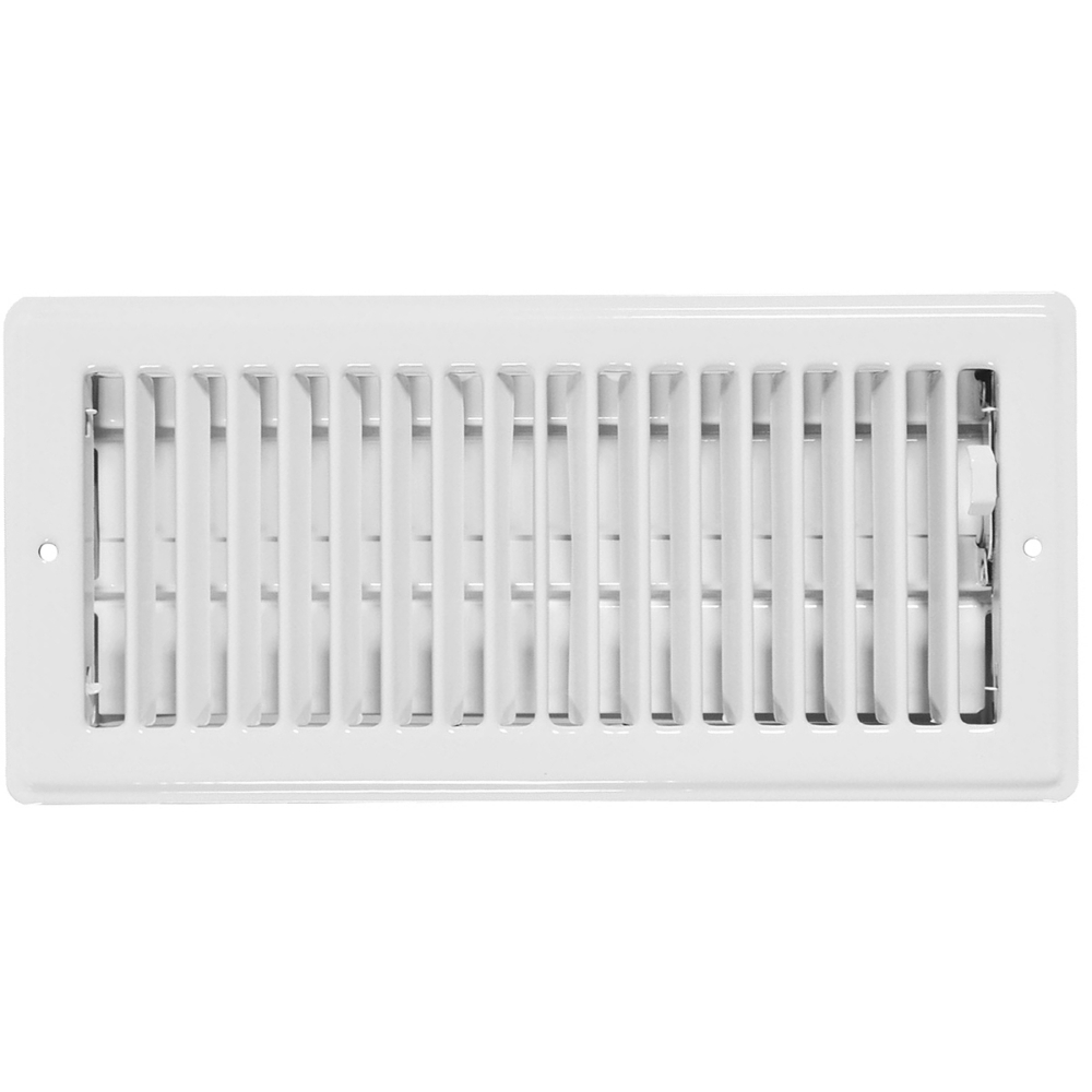 Ceiling Register Steel 3 x 10in White