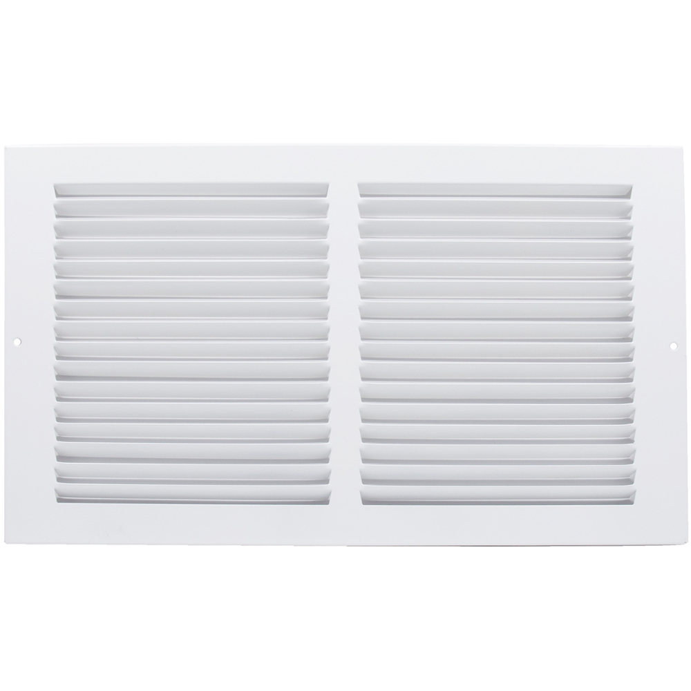 Sidewall Return Air Grille Steel 14 x 6in White