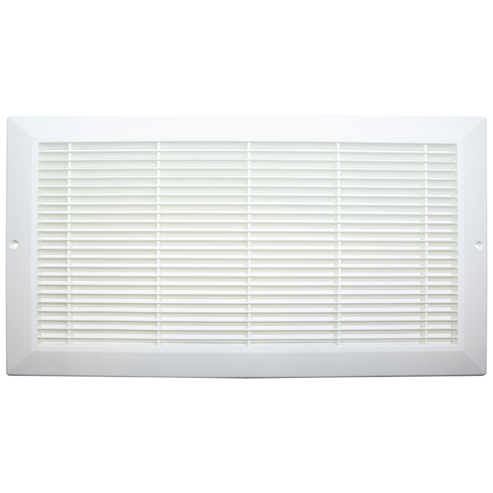 Sidewall Return Air Grille Plastic 14 x 6in White