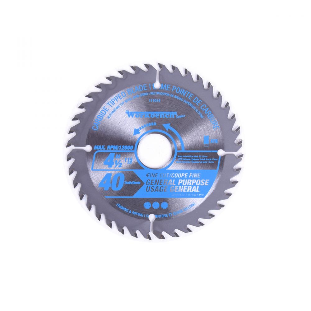 Saw Blade Ripping & Framing 4½&#34; (115mm) 40T 12000RPM