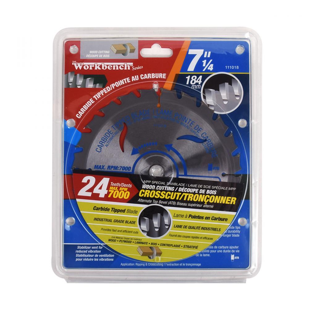 Saw Blade ATB Cross Cut 7¼&#34; (184mm) 24T 7000RPM