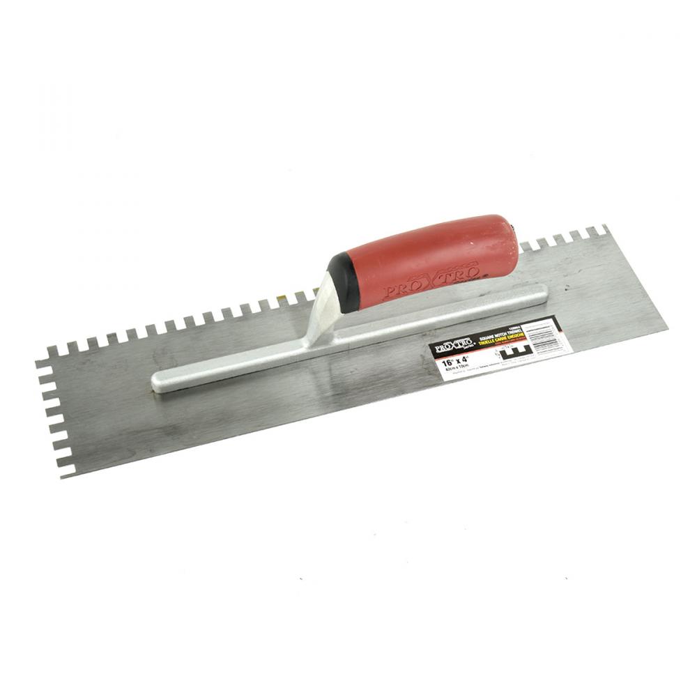 Trowel Notched 16in x 4in (¼in x 3/8in SQ Notch)