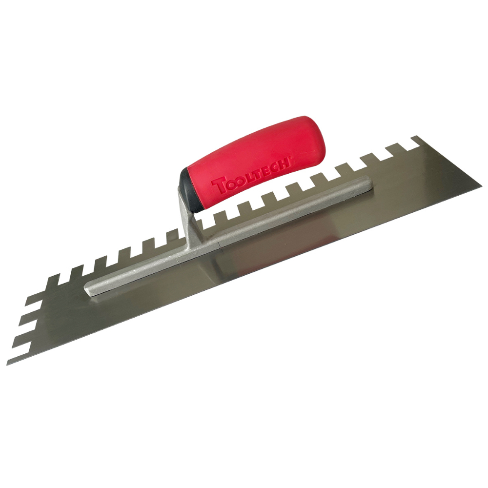 Trowel Notched 16in x 4in (½” x 3/4” Square Notch)