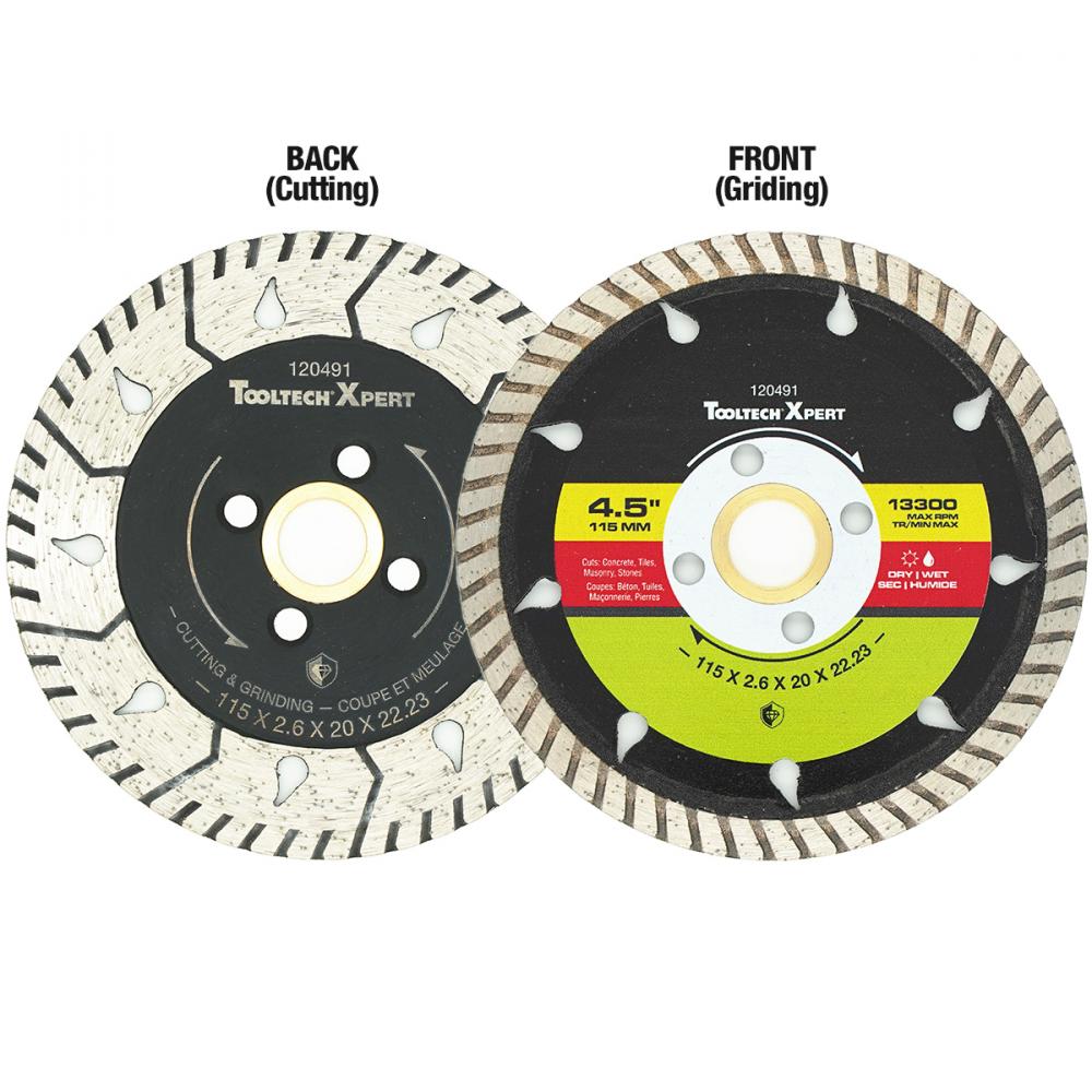 Diamond Cutting & Grinding Blade 4.5in (115mm)