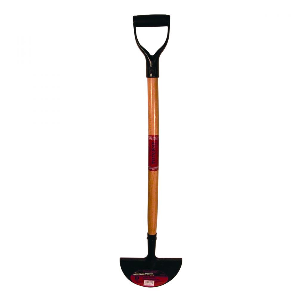 Lawn Edger Half Moon With Foot Step 32-1/2in Wood D-Handle