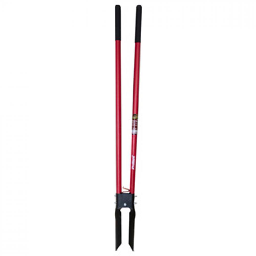 Post Hole Digger 57-1/2in PE-Coated Fiberglass Handle