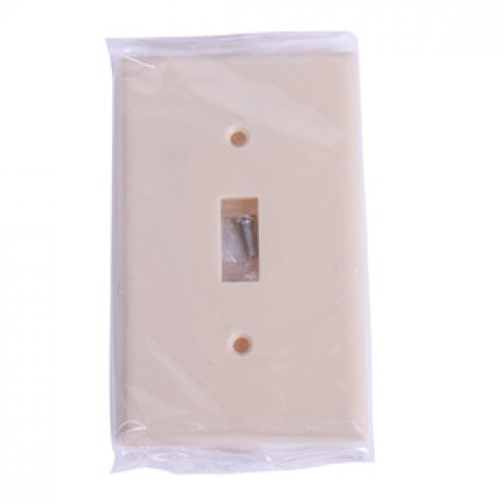 1 Gang Toggle Switch Plate Ivory