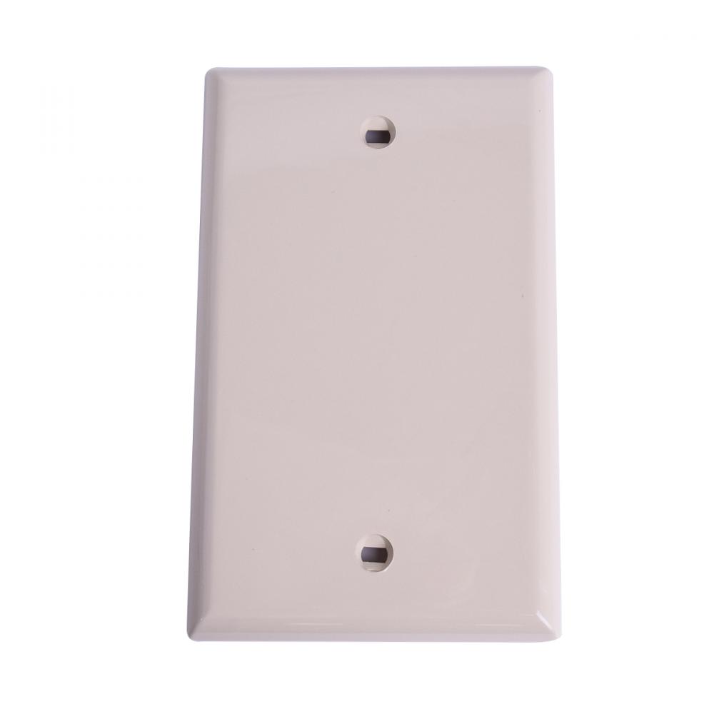 1 Gang blank wallplate Ivory