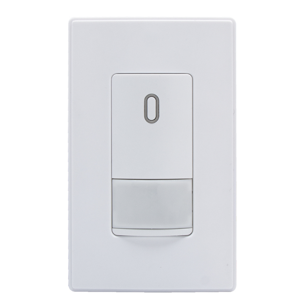 Decora Occupancy Sensor Switch with Screwless Wall Plate White