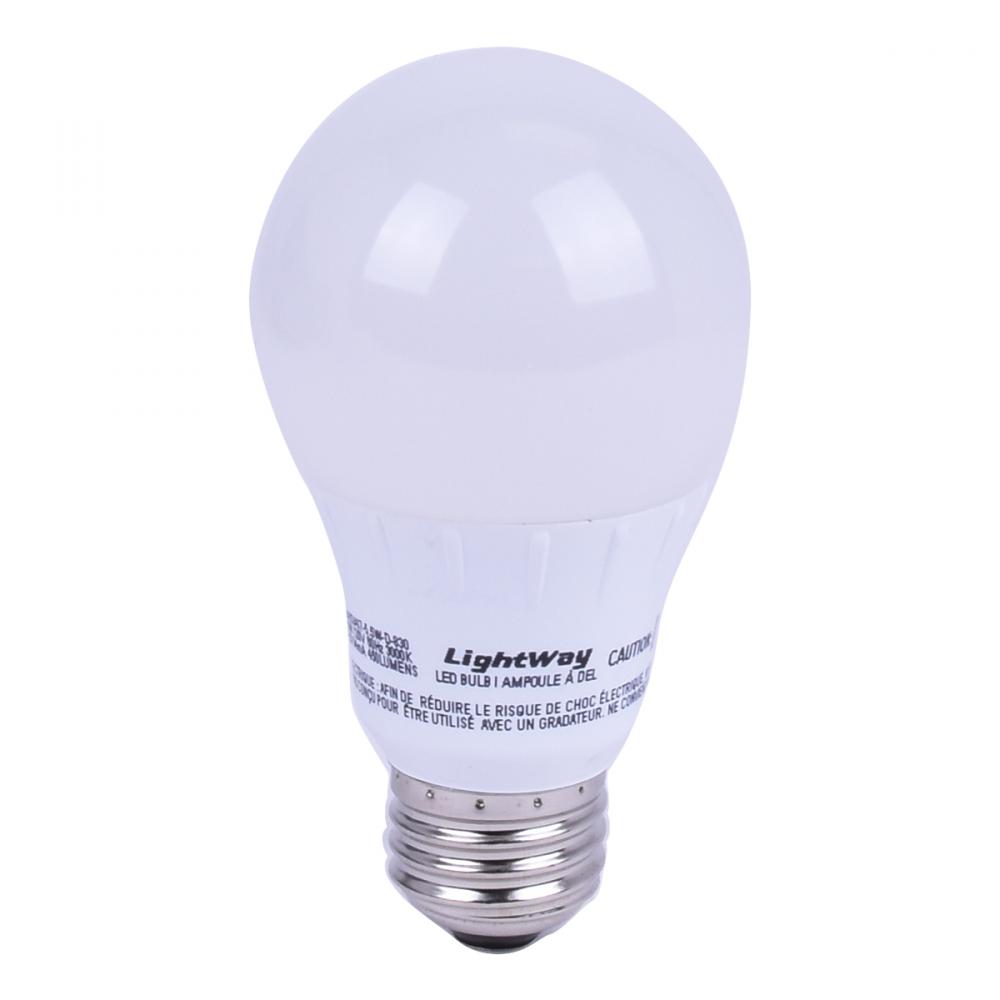 Bulb A19 LED Dimmable 5.5W Soft White 2pk