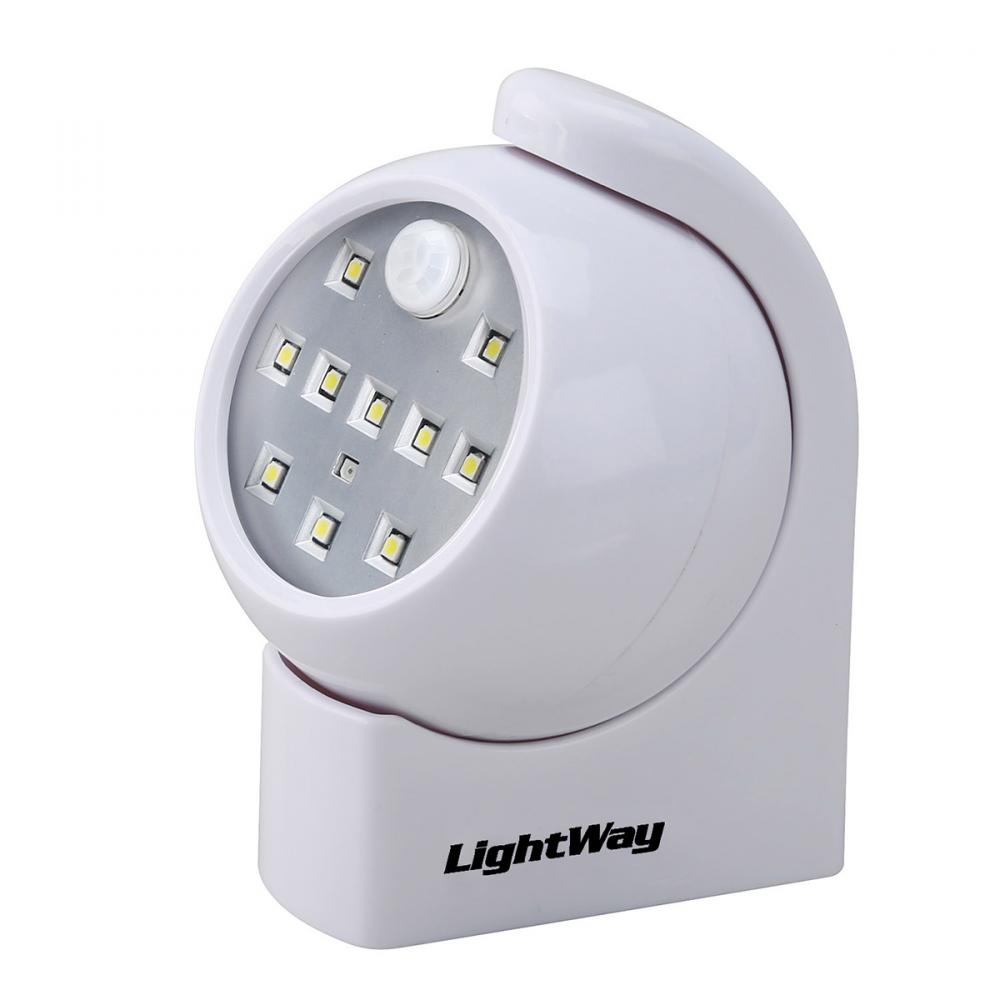 LED Motion Sensor Portable Light W/3xAA