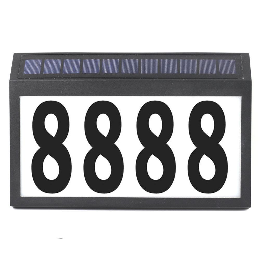 LED Solar Home Number Sign