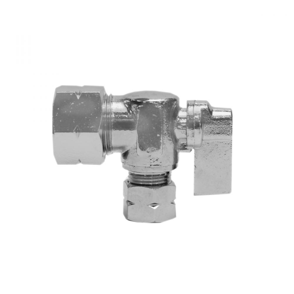 Comp.Quarter Turn Angle Stop Valve  5/8 Od x  3/8 Od