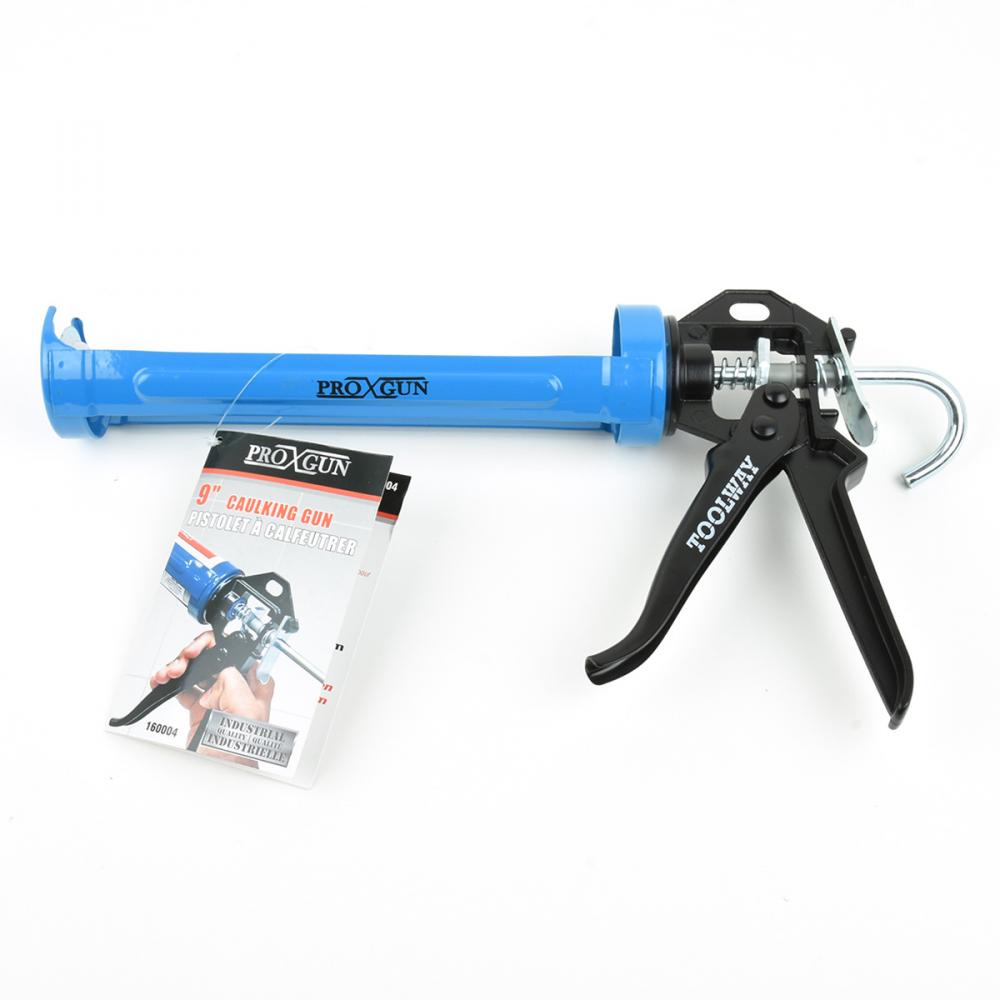 Pro Heavy Duty Cradle-Style Caulking Gun with Auto Flow Stop 9&#34;