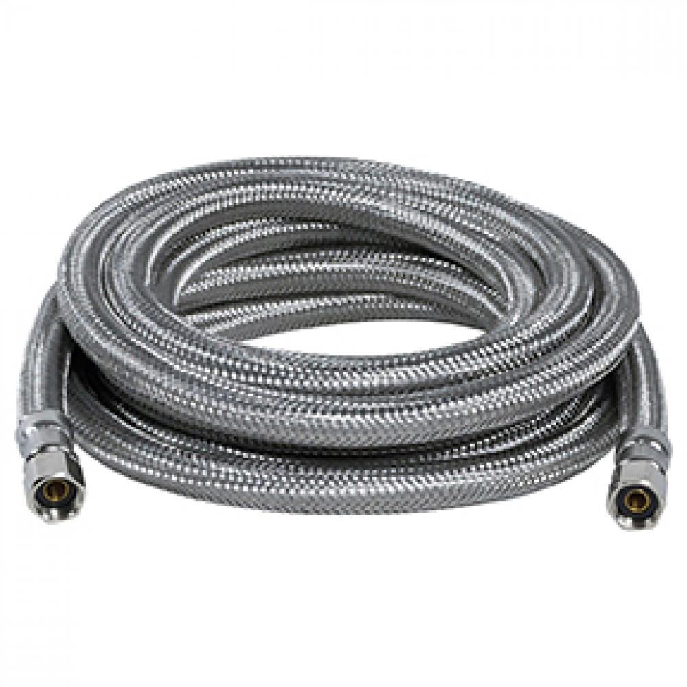 Flex Connector SS 1/4 Comp x 1/4 Comp x 15ft Ice Maker