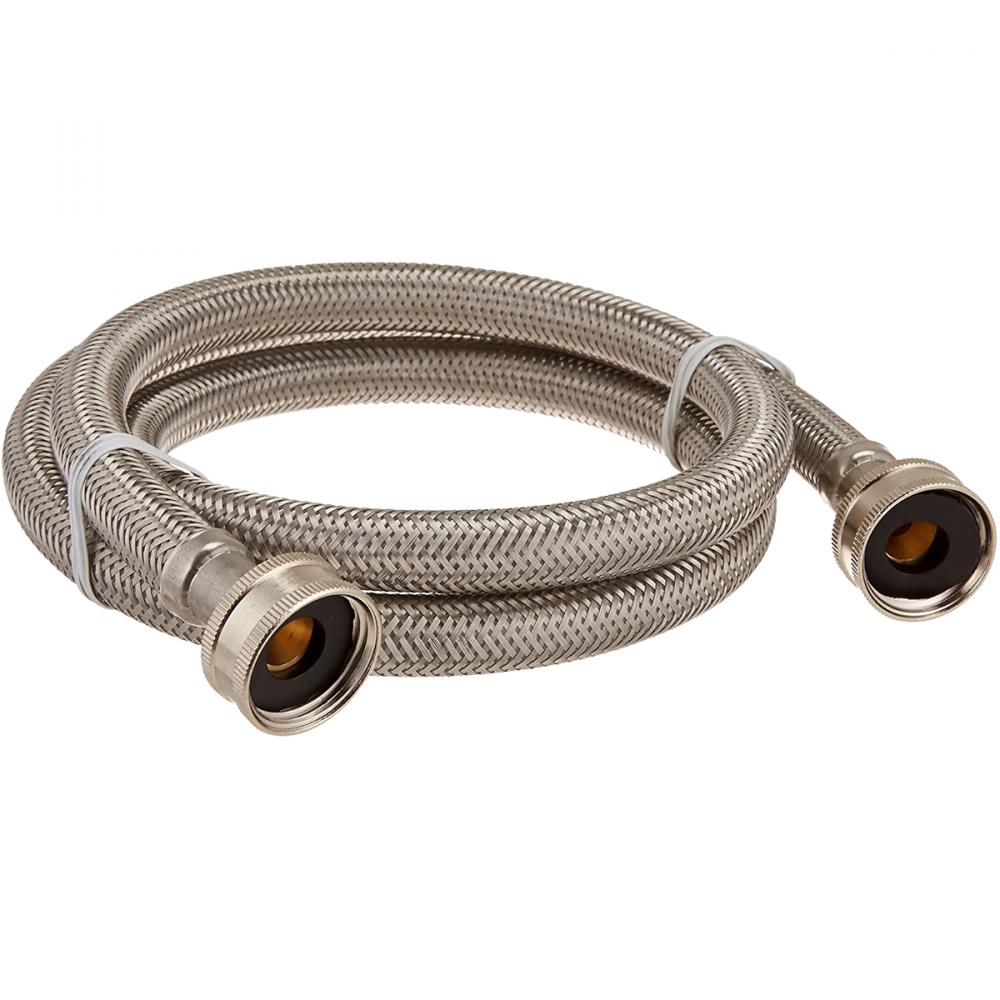 Flex Connector SS 3/4in Hose x 3/4in Hose 72in Washing Machine