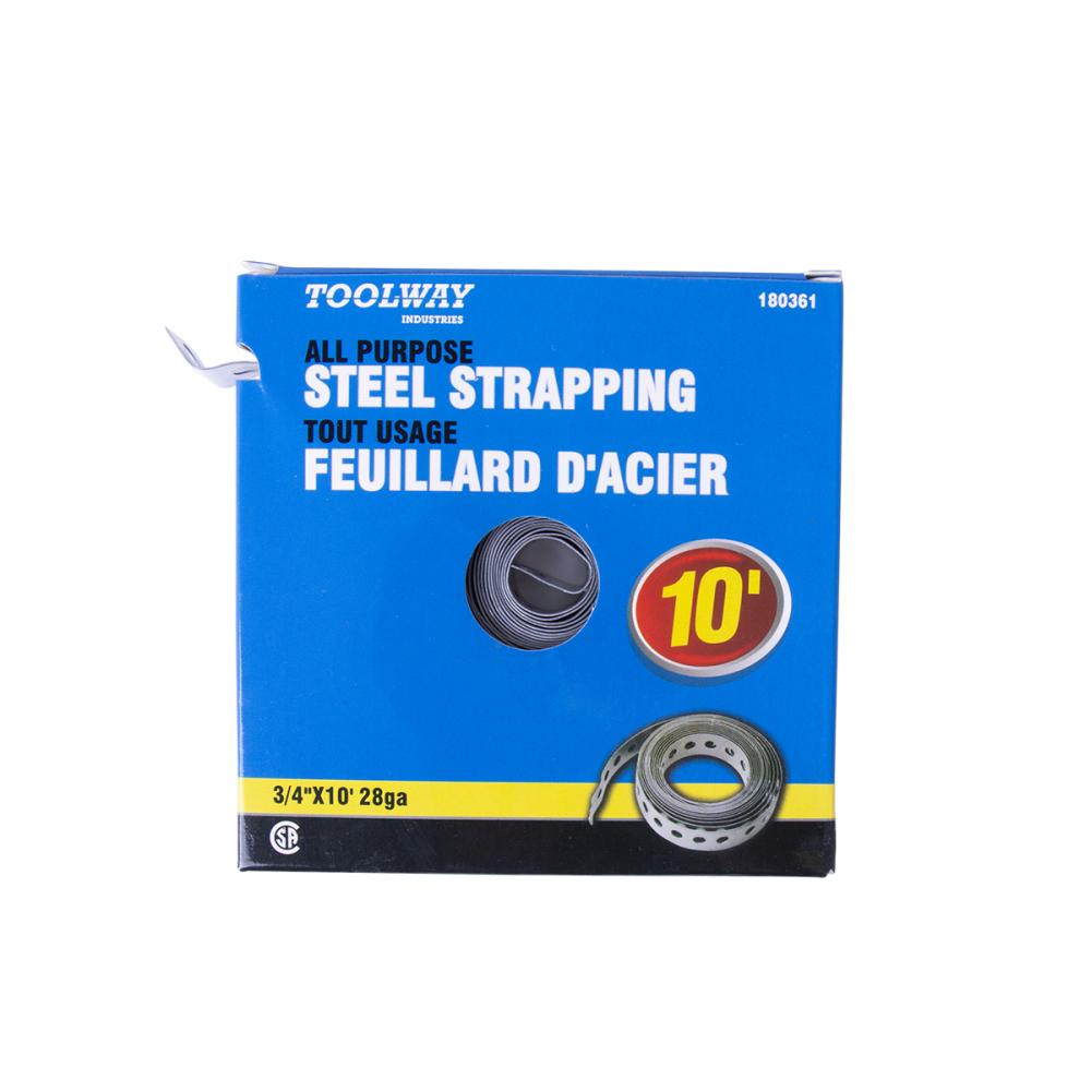 Steel Strapping 10ft x ¾in 28GA