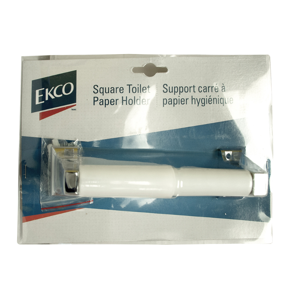 Ekco Toilet Paper Holder Chrome 7.6in