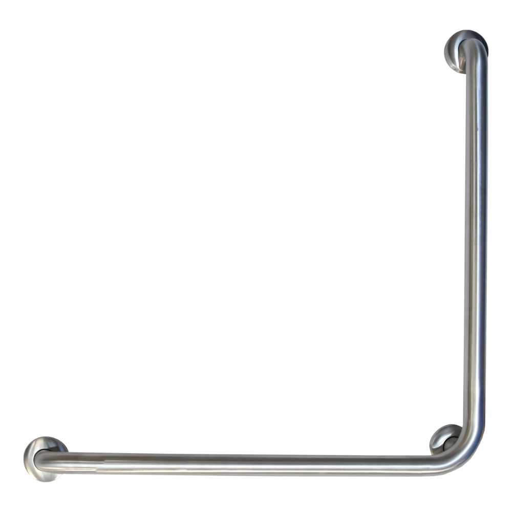 Bathroom Grab Bar L-Shape 30in x 30in x Ø:38mm (1.5in) Stainless Steel