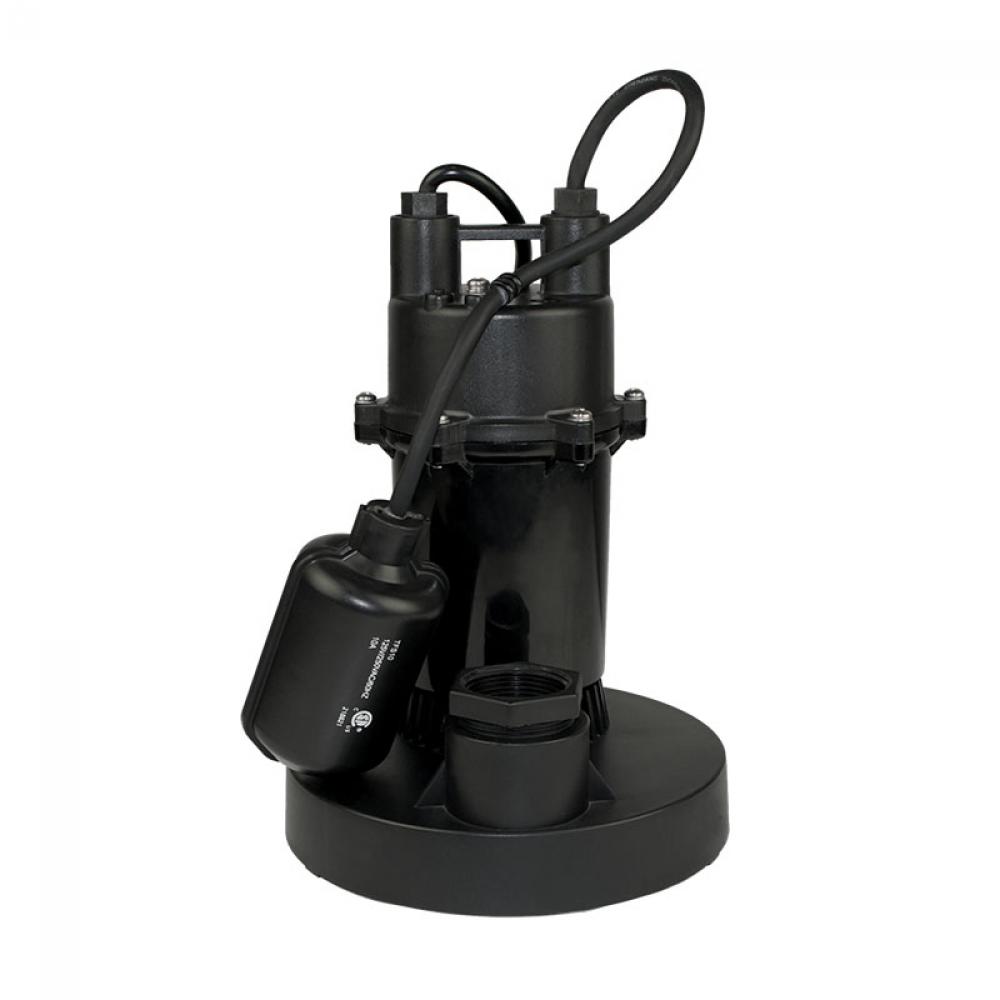 Sump Pump Cast Aluminum 1/3HP