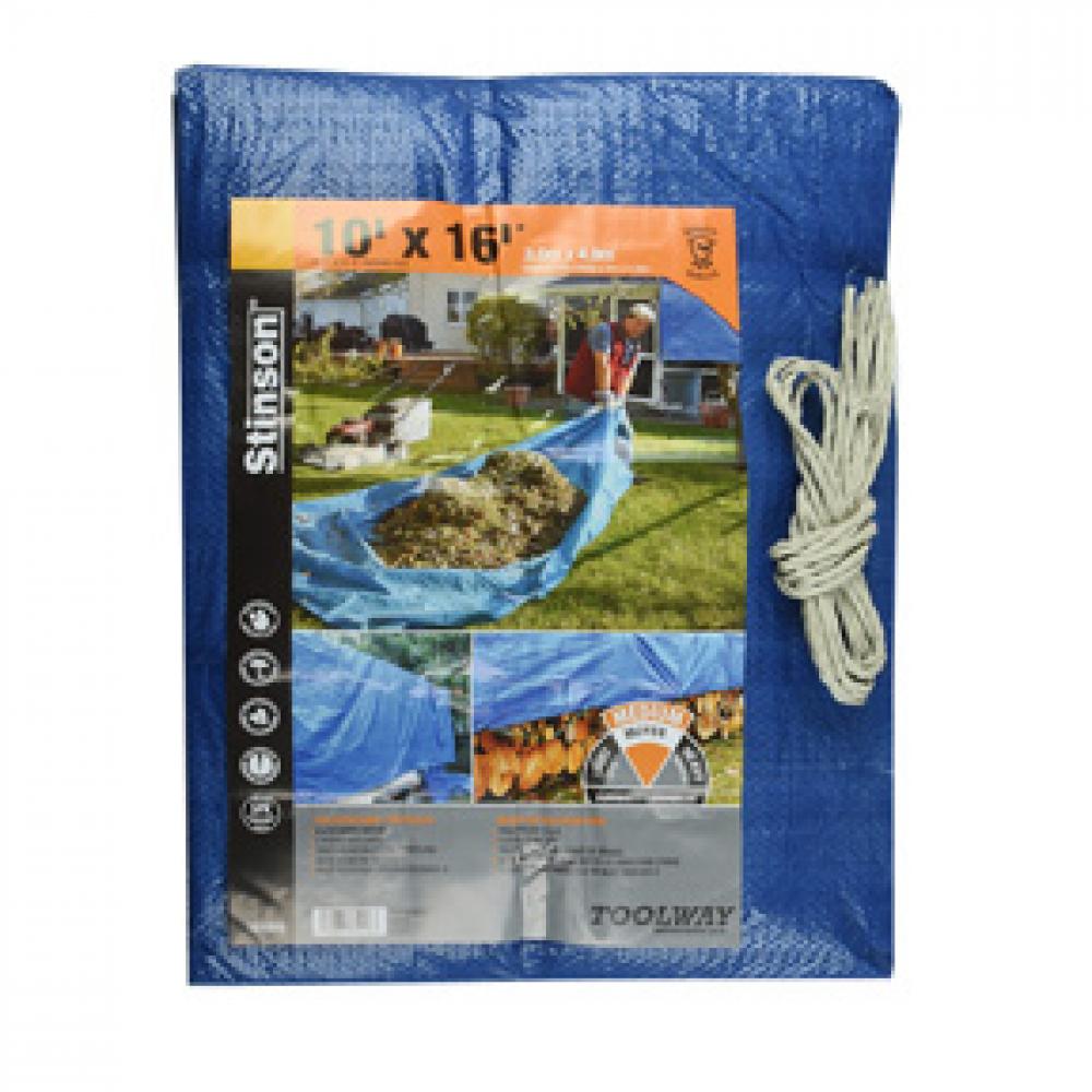 Tarpaulin 10ft x 16ft Blue