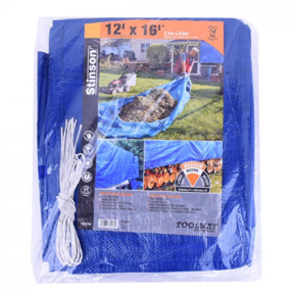 Tarpaulin 12ft x 16ft Blue