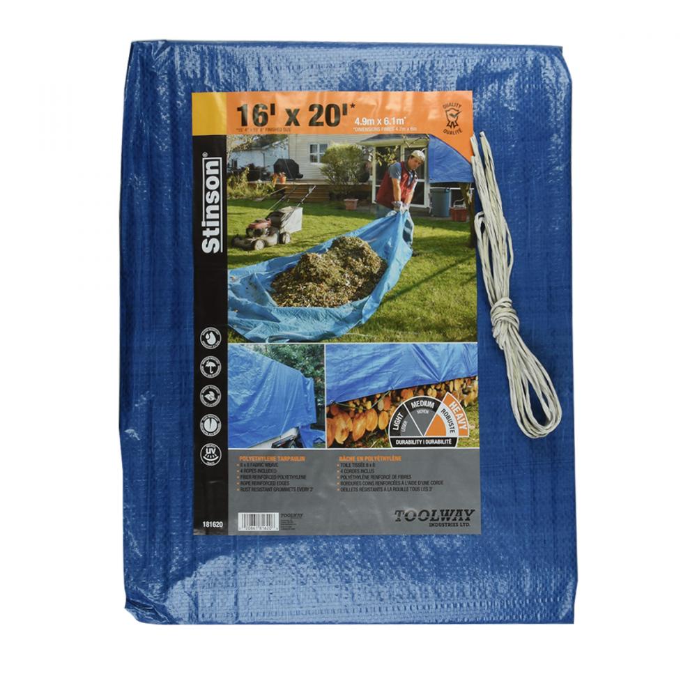 Tarpaulin 16ft x 20ft Blue