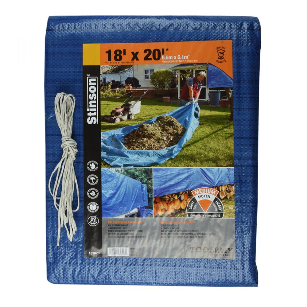 Tarpaulin 18ft x 20ft Blue